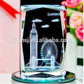 Kristallwürfel 3D Laser mit kundengebundenem Logo für Geschäfts-Andenken-Geschenke